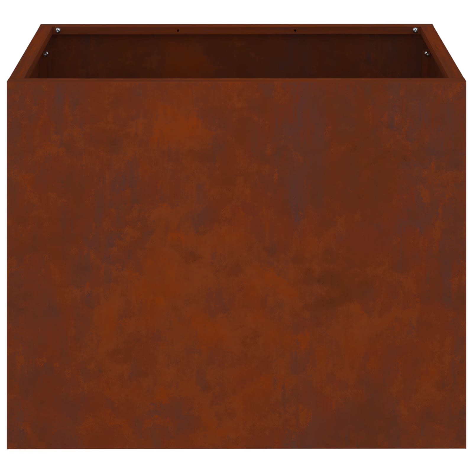 Garten-Pflanzgefäß Rostoptik 50 x 32 x 40 cm Wetterfeststahl