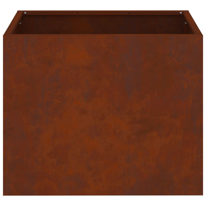 Garten-Pflanzgefäß Rostoptik 50 x 32 x 40 cm Wetterfeststahl