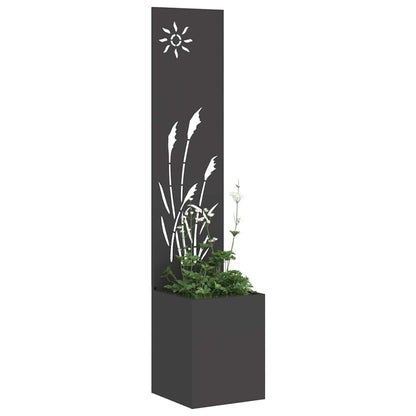 Garten Sichtschutz-Leinwand Schwarz 32 x 32 x 150 cm