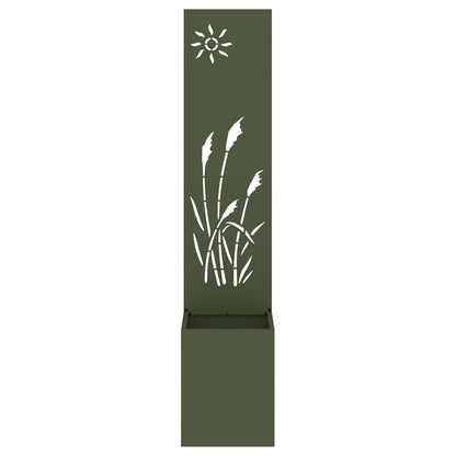 Garten Sichtschutz-Leinwand Olivgrün 32 x 32 x 150 cm