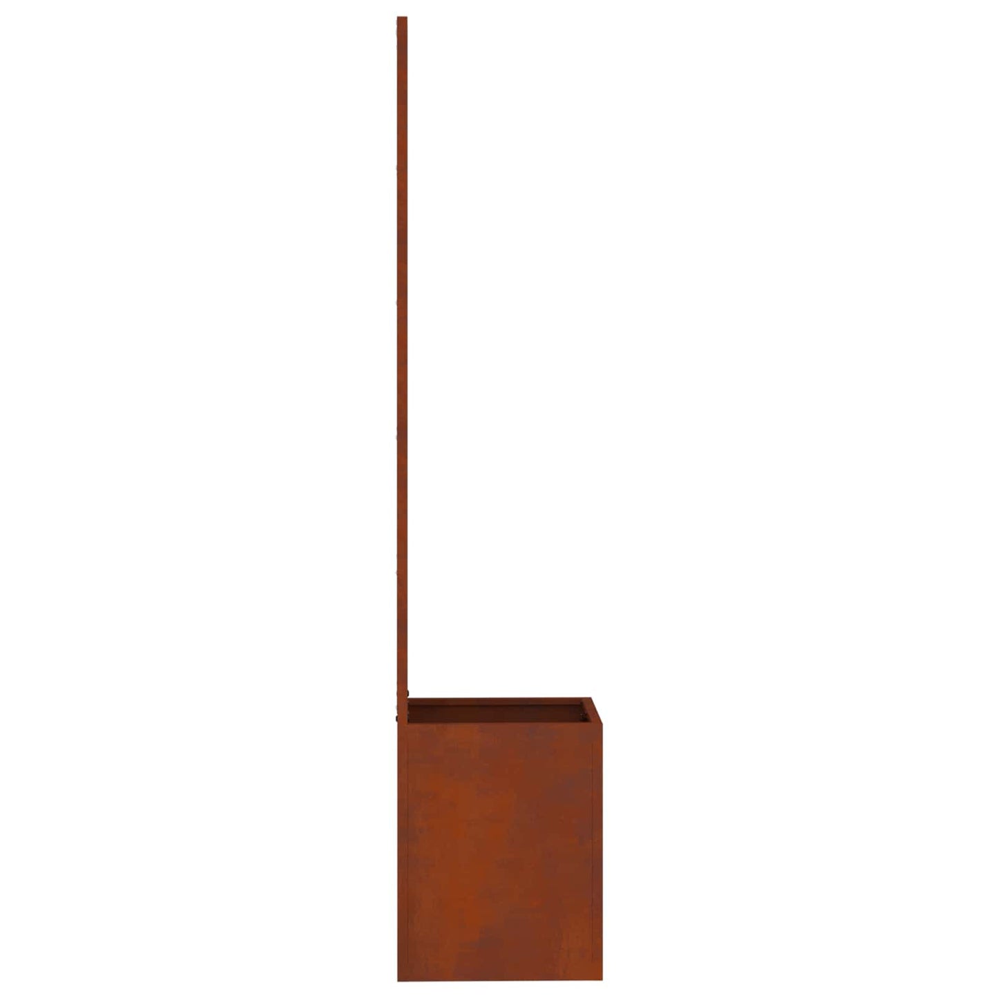 Garten Sichtschutz-Leinwand Floral Rostig 32 x 32 x 150 cm