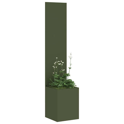 Garten Sichtschutz-Leinwand Olivgrün 32 x 32 x 150 cm