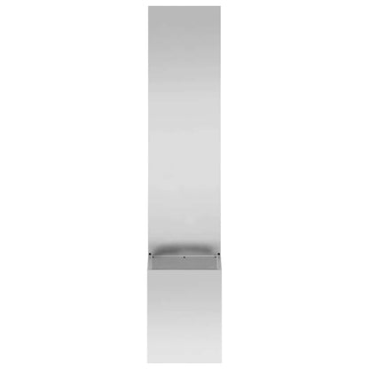Garten Sichtschutz-Leinwand Silber 32 x 32 x 150 cm