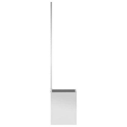Garten Sichtschutz-Leinwand Silber 32 x 32 x 150 cm