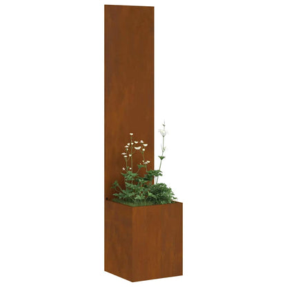 Garten Sichtschutz-Leinwand Rostig 32 x 32 x 150 cm