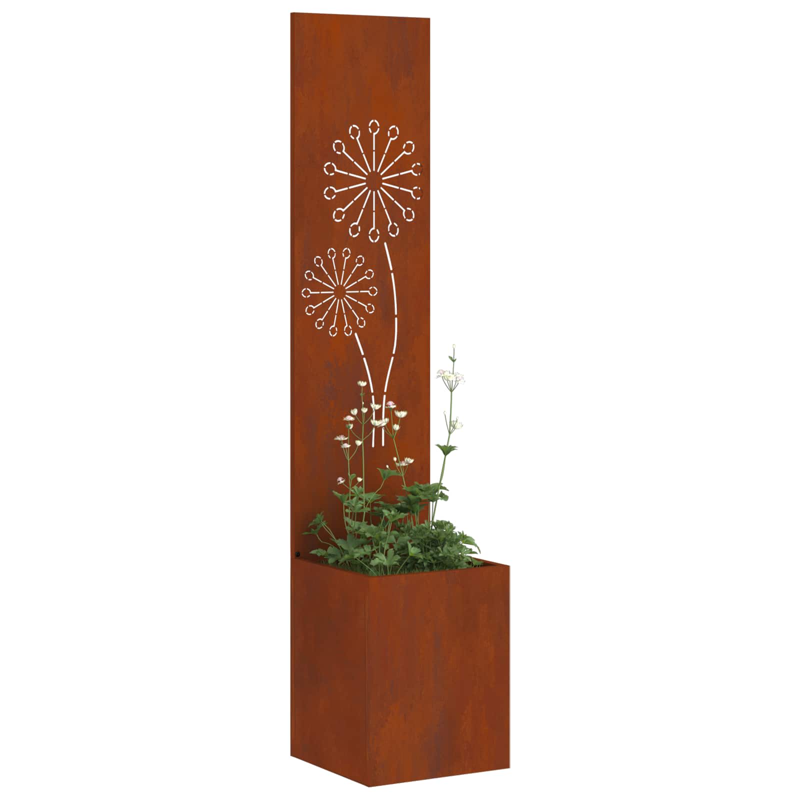 Garten Sichtschutz-Leinwand Rostig 32 x 32 x 150 cm