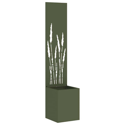 Garten Sichtschutz-Leinwand Olivgrün 32 x 32 x 150 cm