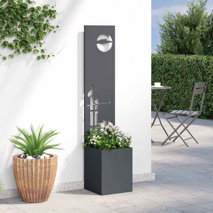 Garten Sichtschutz-Leinwand Anthrazit 32 x 32 x 150 cm
