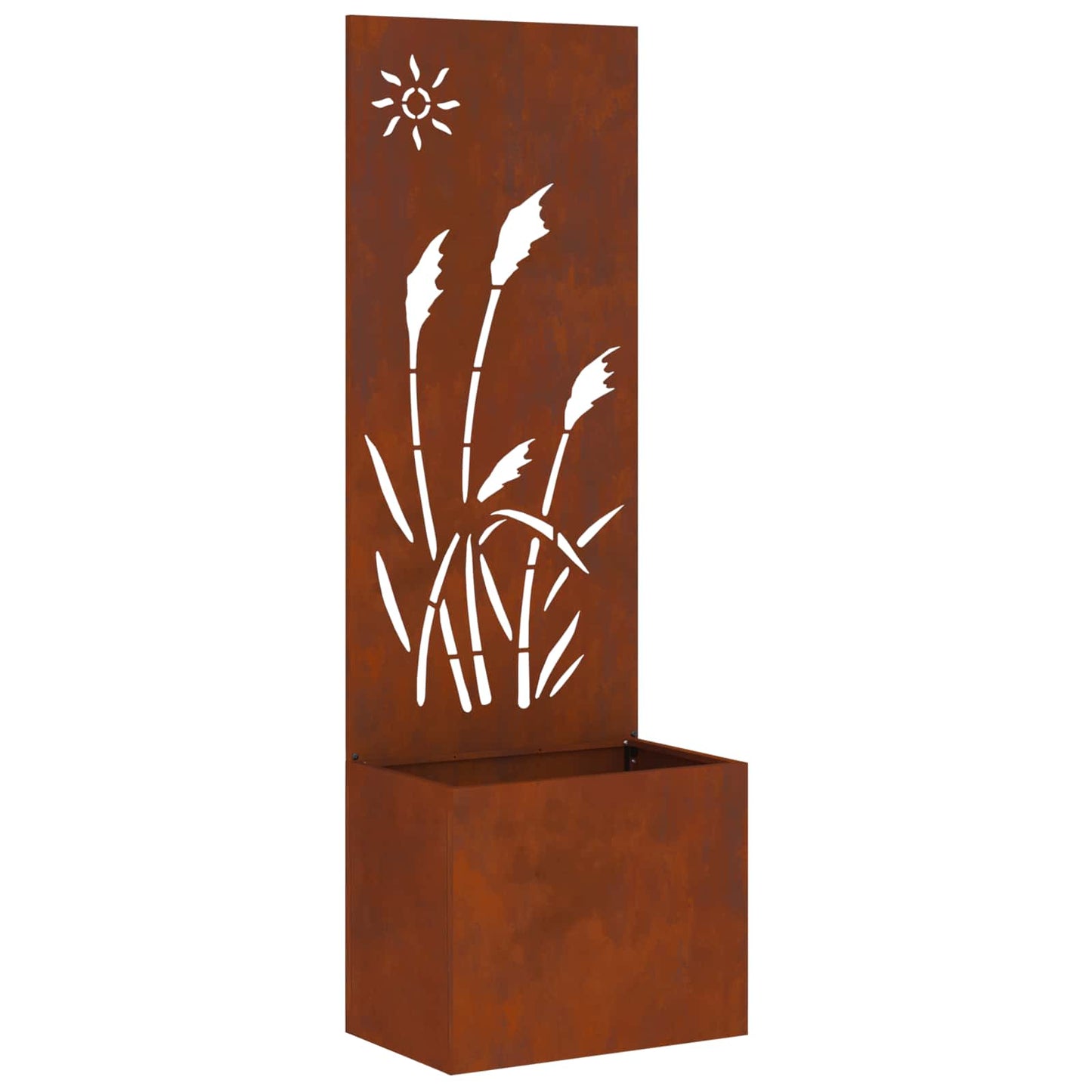 Garten Sichtschutz-Leinwand Rostig 50 x 32 x 150 cm