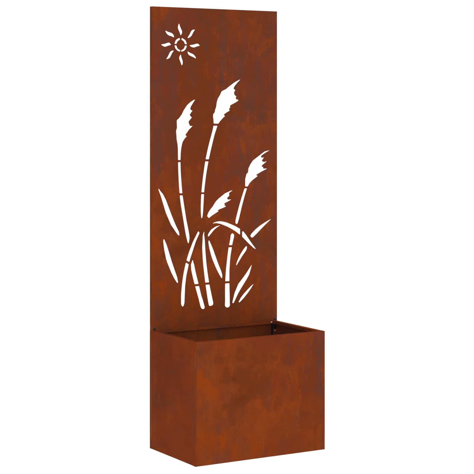 Garten Sichtschutz-Leinwand Rostig 50 x 32 x 150 cm
