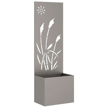 Garten Sichtschutz-Leinwand Rostig 50 x 32 x 150 cm