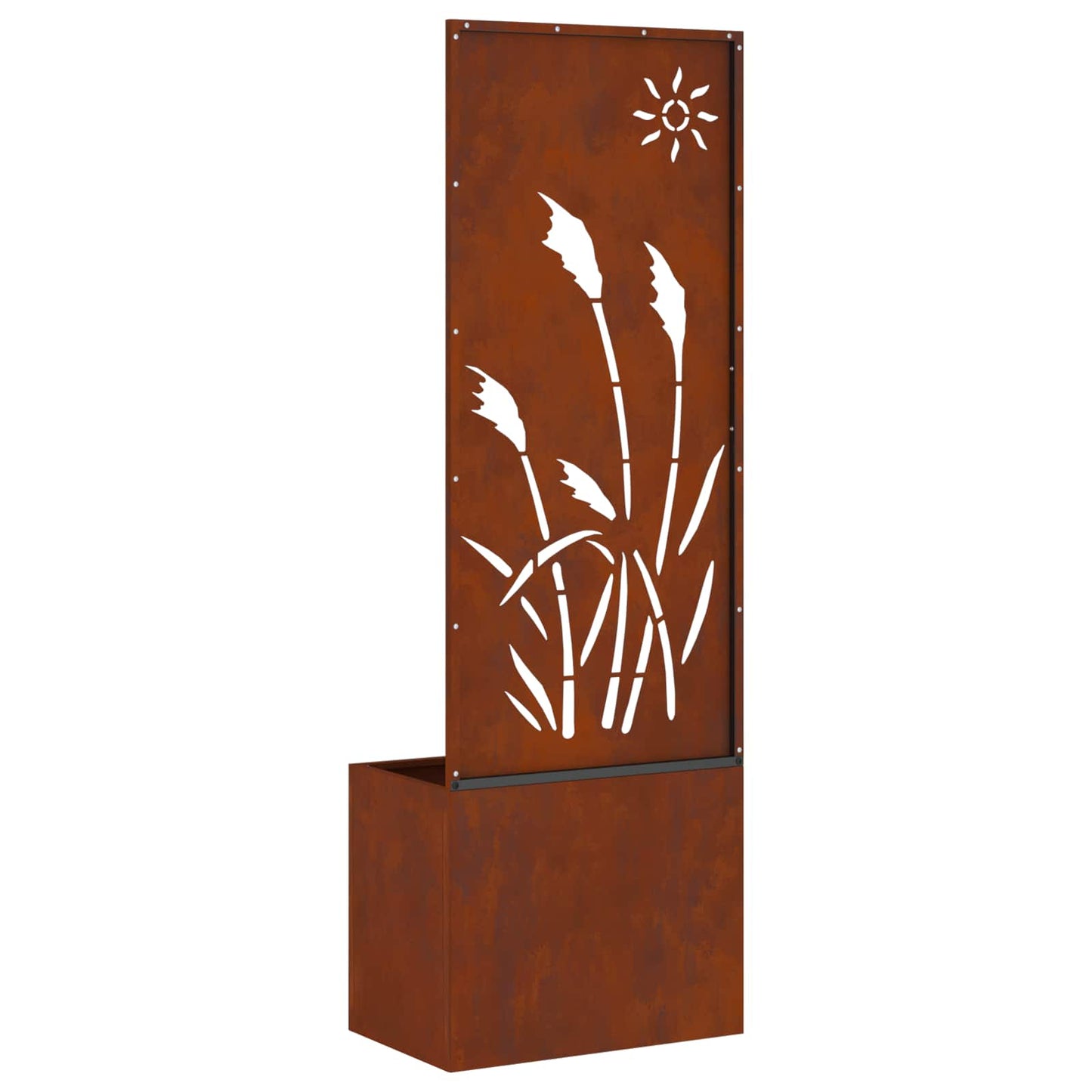 Garten Sichtschutz-Leinwand Rostig 50 x 32 x 150 cm
