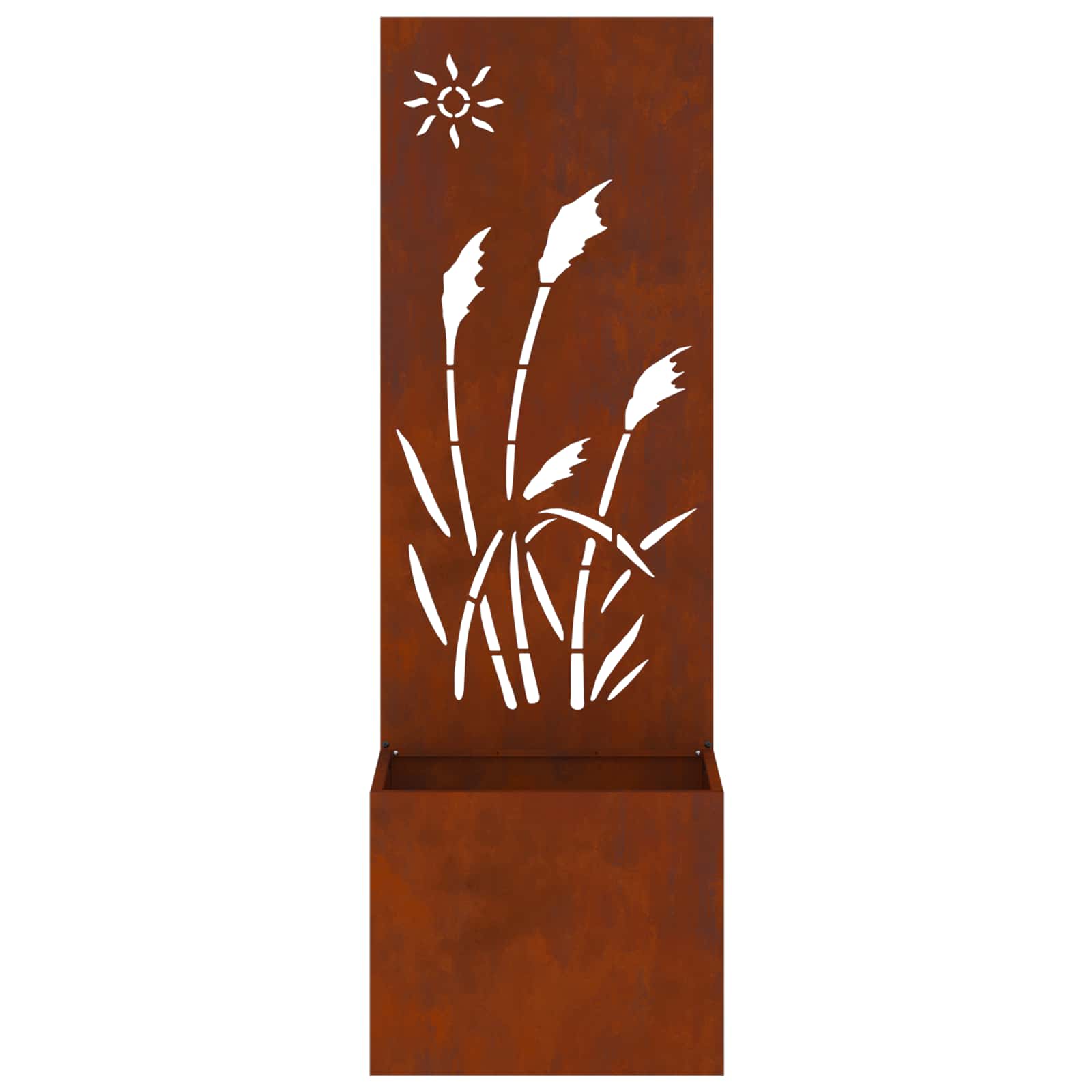Garten Sichtschutz-Leinwand Rostig 50 x 32 x 150 cm