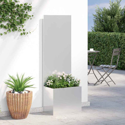 Garten Sichtschutz-Leinwand Silber 50 x 32 x 150 cm