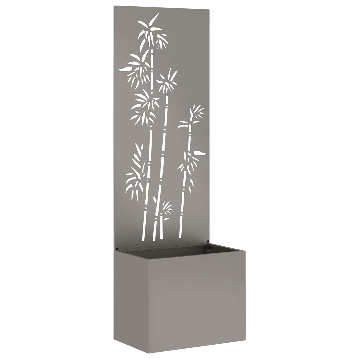 Garten Sichtschutz-Leinwand Floral Rostig 50 x 32 x 150 cm