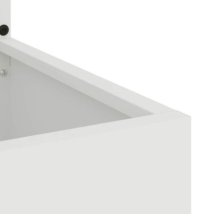 Garten Sichtschutz-Leinwand Weiß 50 x 32 x 150 cm