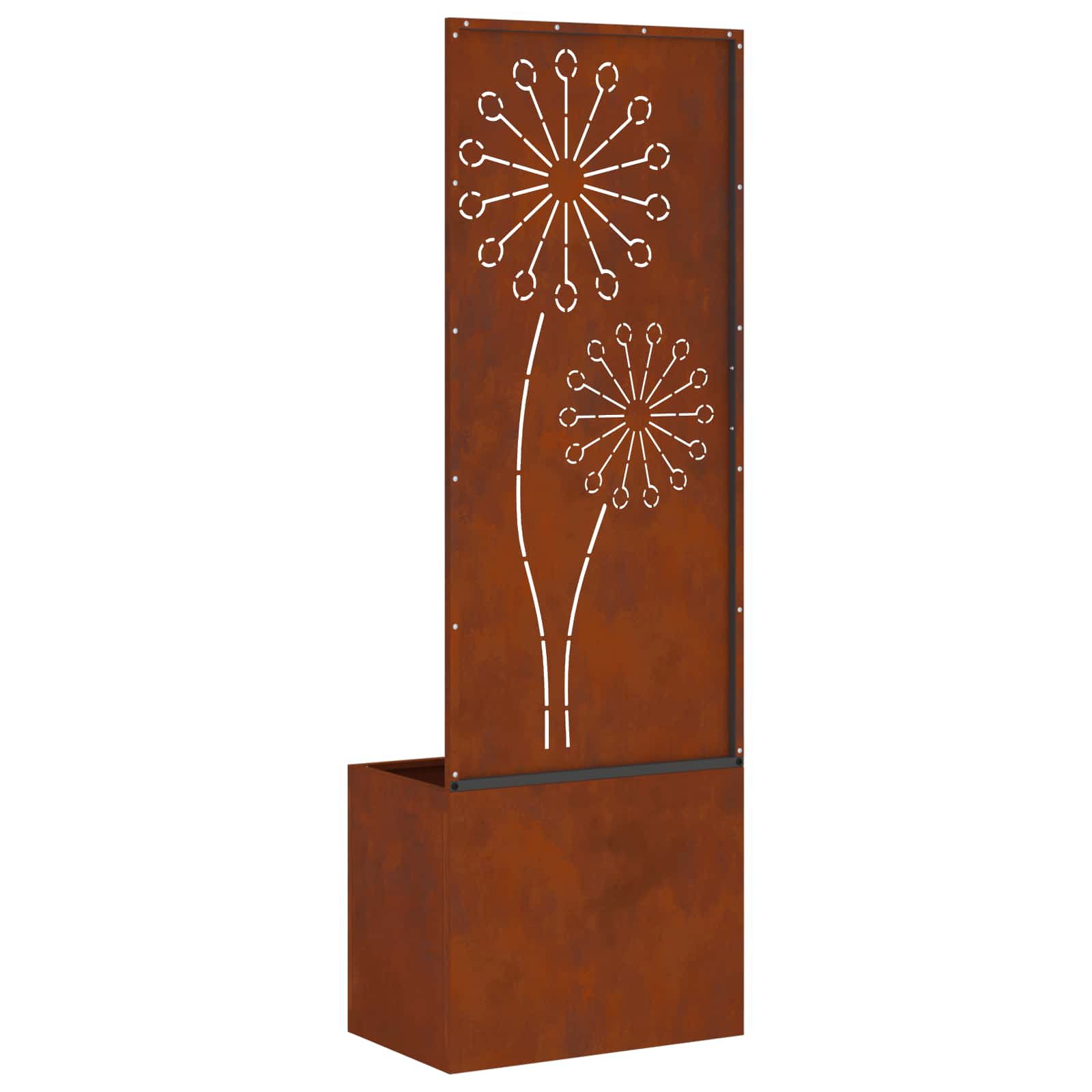 Garten Sichtschutz-Leinwand Rostig 50 x 32 x 150 cm
