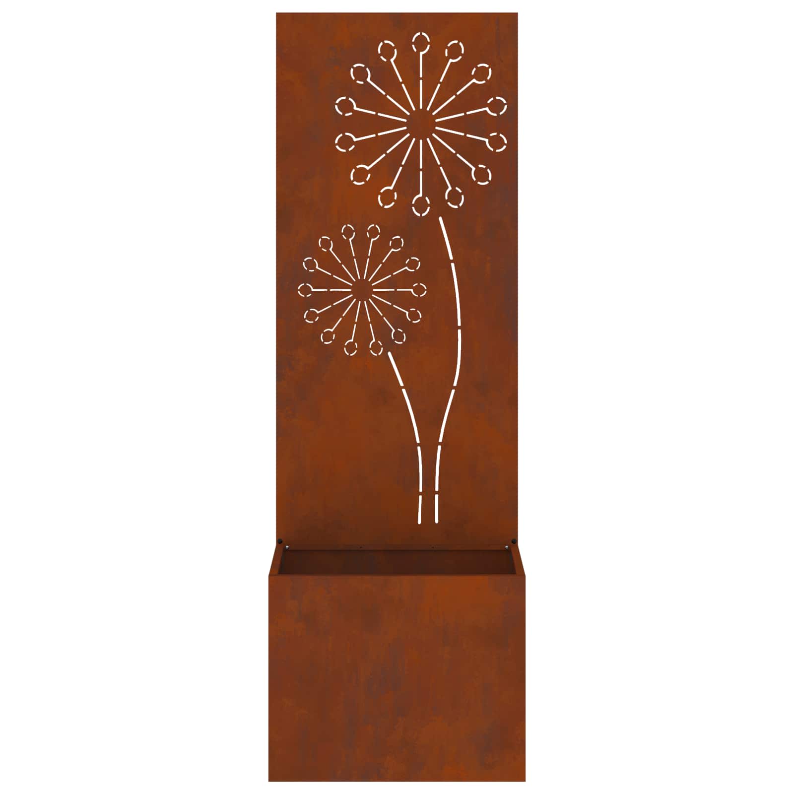 Garten Sichtschutz-Leinwand Rostig 50 x 32 x 150 cm