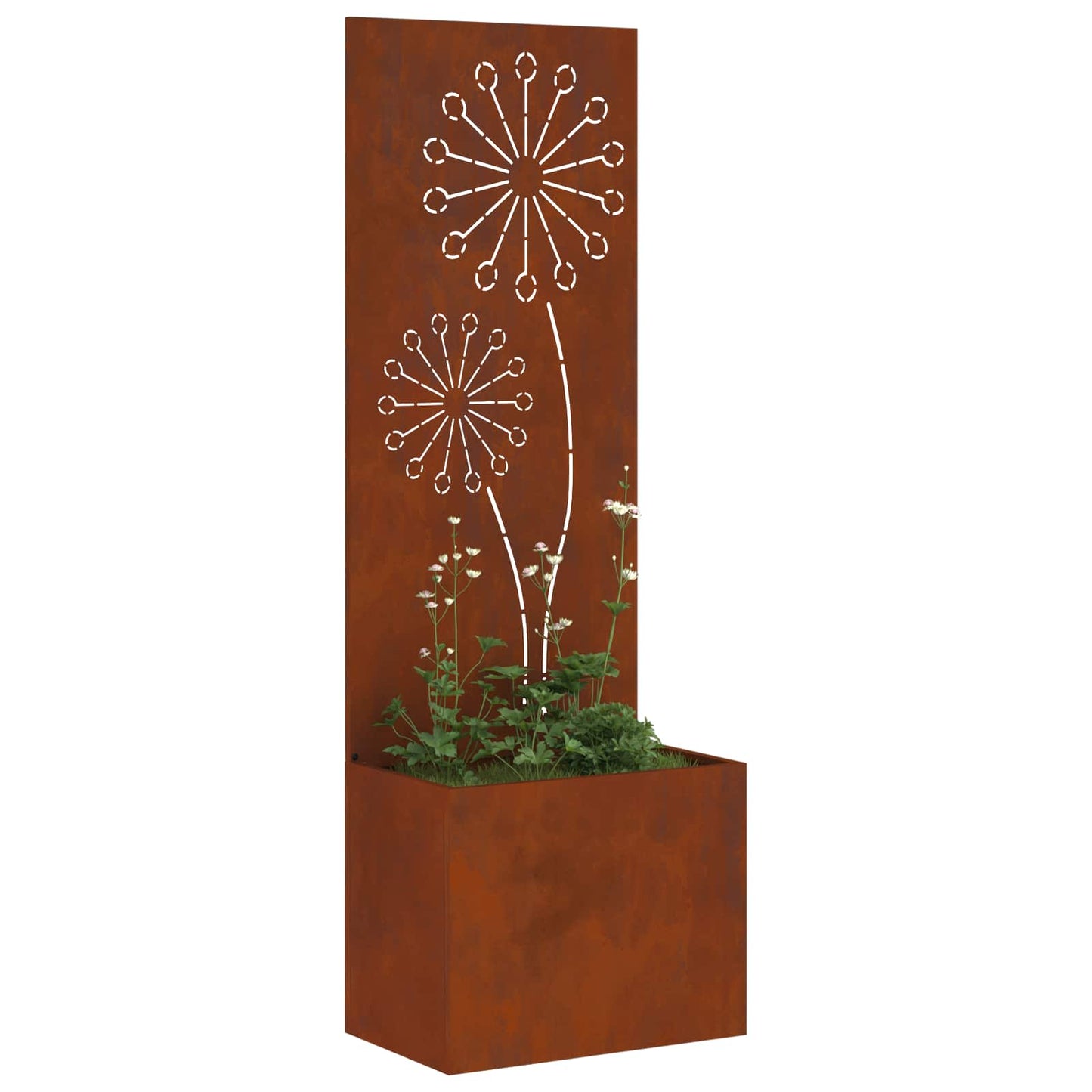 Garten Sichtschutz-Leinwand Rostig 50 x 32 x 150 cm