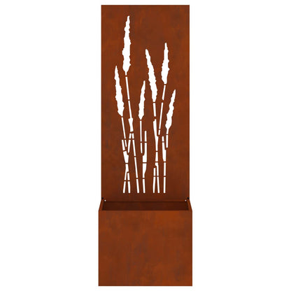 Garten Sichtschutz-Leinwand Rostig 50 x 32 x 150 cm
