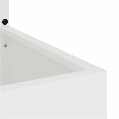 Garten Sichtschutz-Leinwand Weiß 50 x 32 x 150 cm