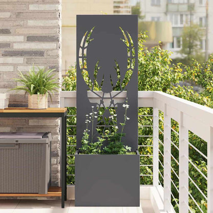 Garten Sichtschutz-Leinwand Anthrazit 50 x 32 x 150 cm