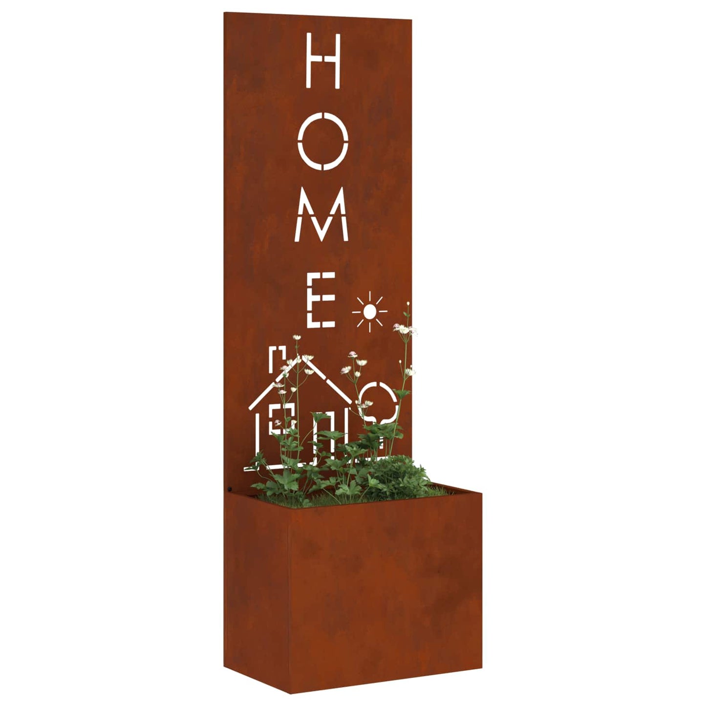 Garten Sichtschutz-Leinwand Rostig 50 x 32 x 150 cm