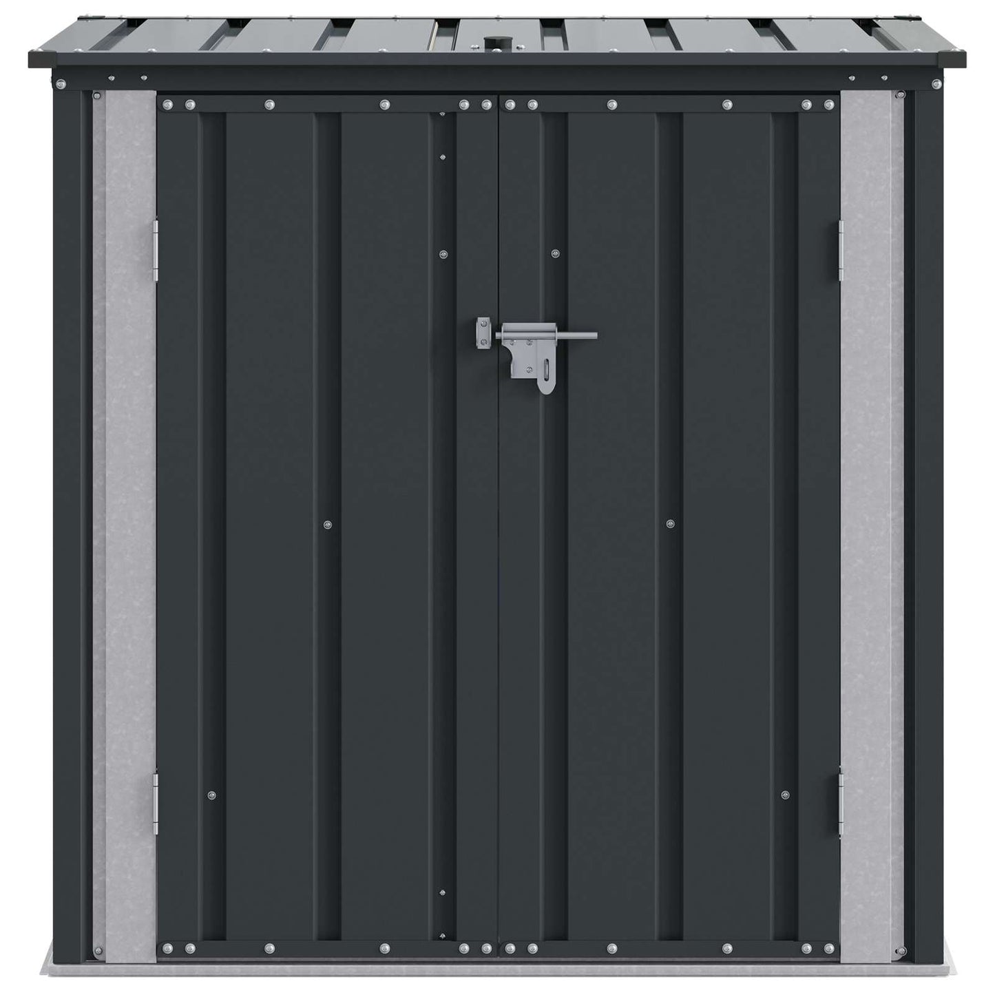 Gartenlagerbox Schwarz 101,5 x 57 x 100,5 cm Stahl