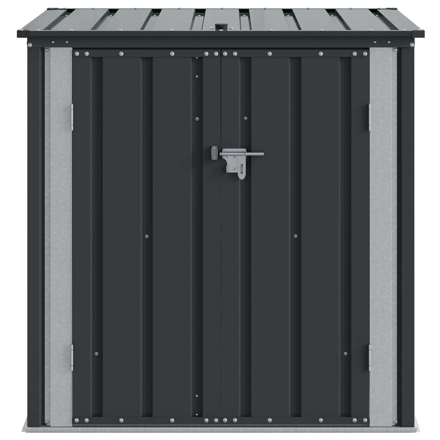 Gartenlagerbox Schwarz 101,5 x 82 x 100 cm Stahl