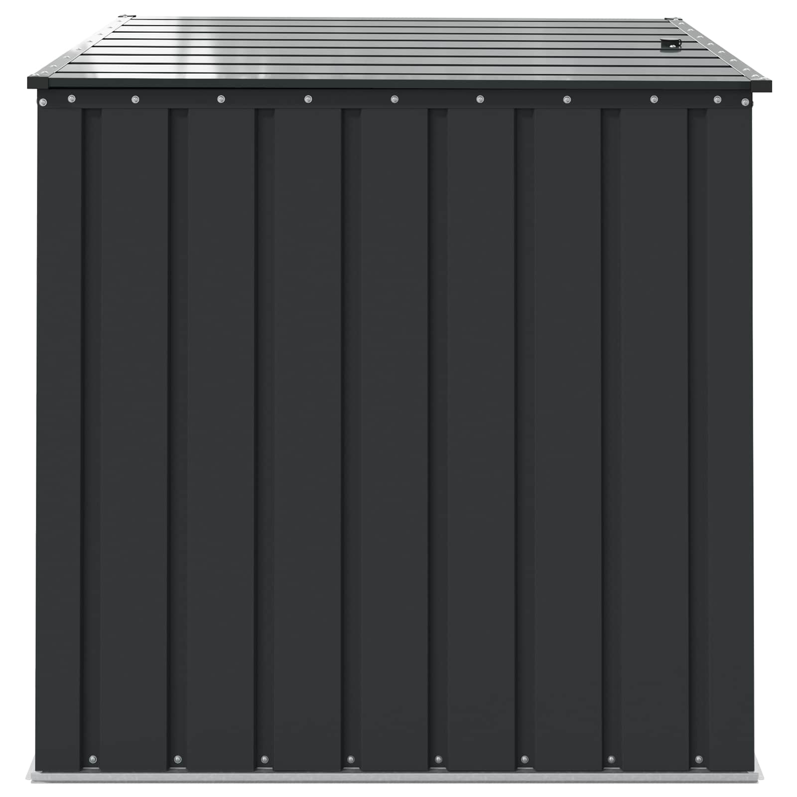 Gartenlagerbox Schwarz 101,5 x 107 x 100 cm Stahl