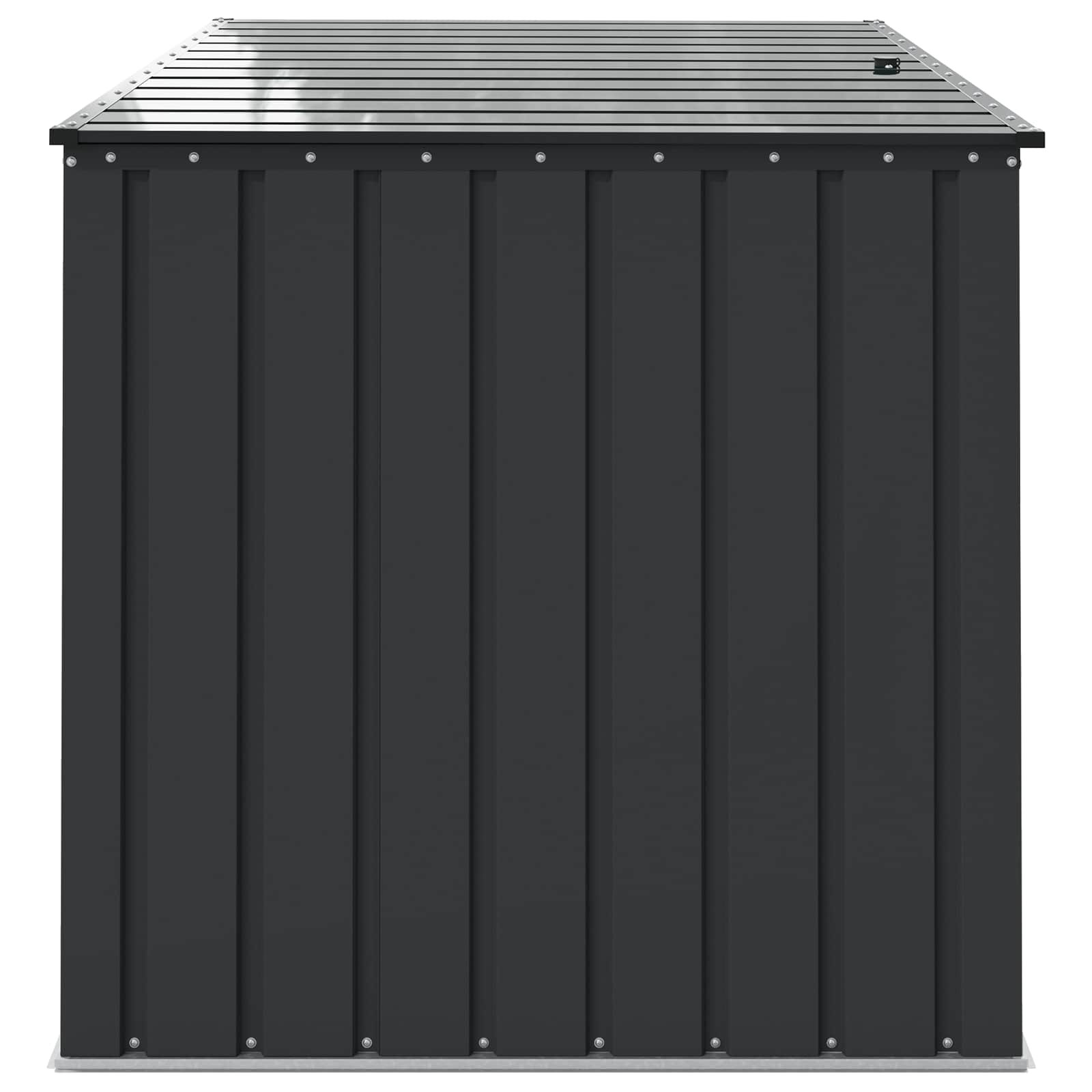 Gartenlagerbox Schwarz 151,5 x 107 x 100 cm Stahl