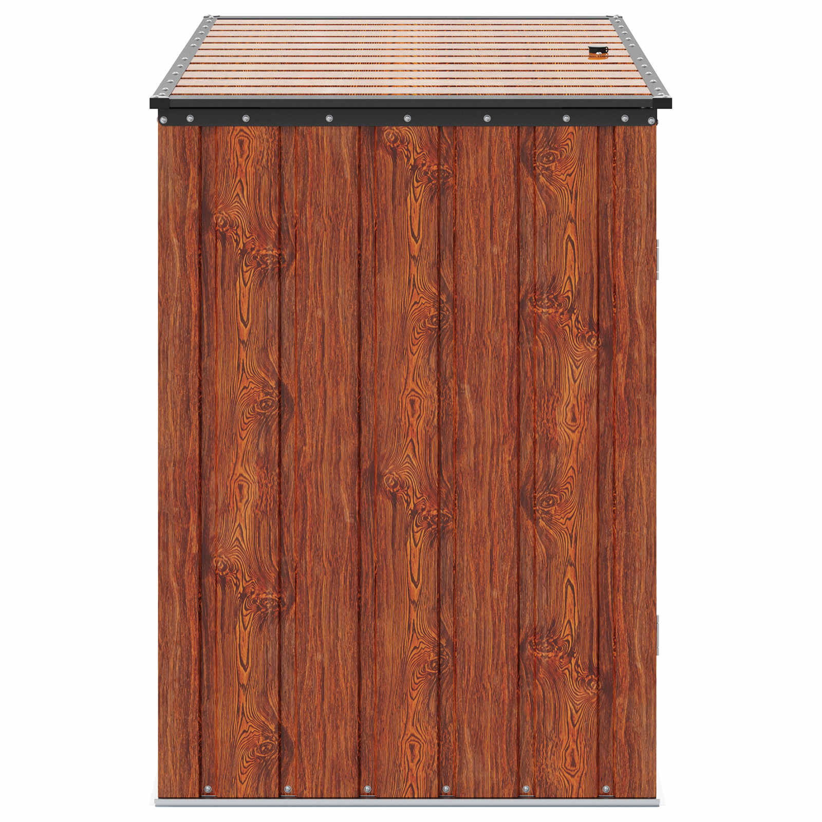 Gartenlagerbox Braun 151,5 x 82 x 110,5 cm Stahl