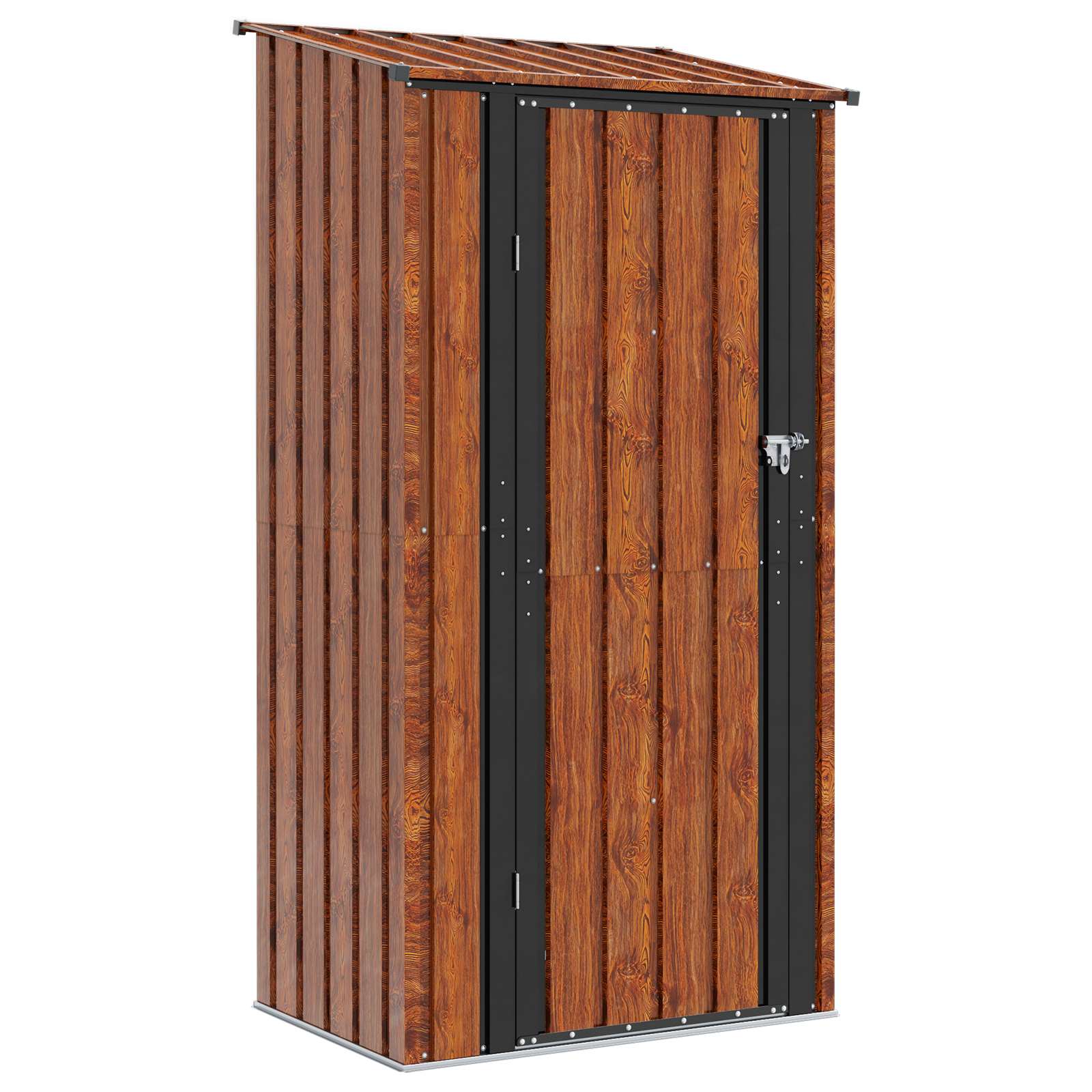Gartenhütten Braun 103 x 74 x 200 cm Metall