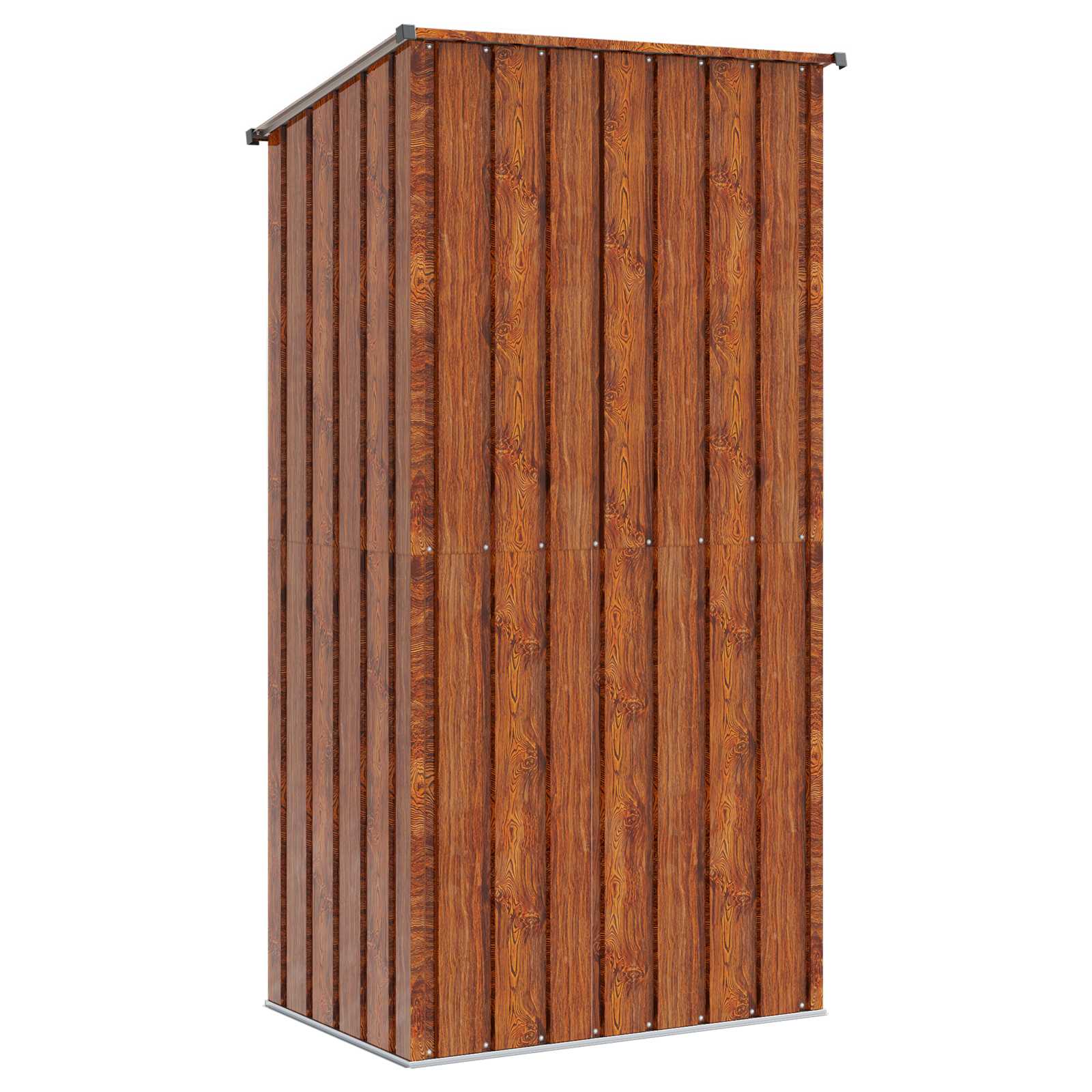 Gartenhütten Braun 103 x 74 x 200 cm Metall
