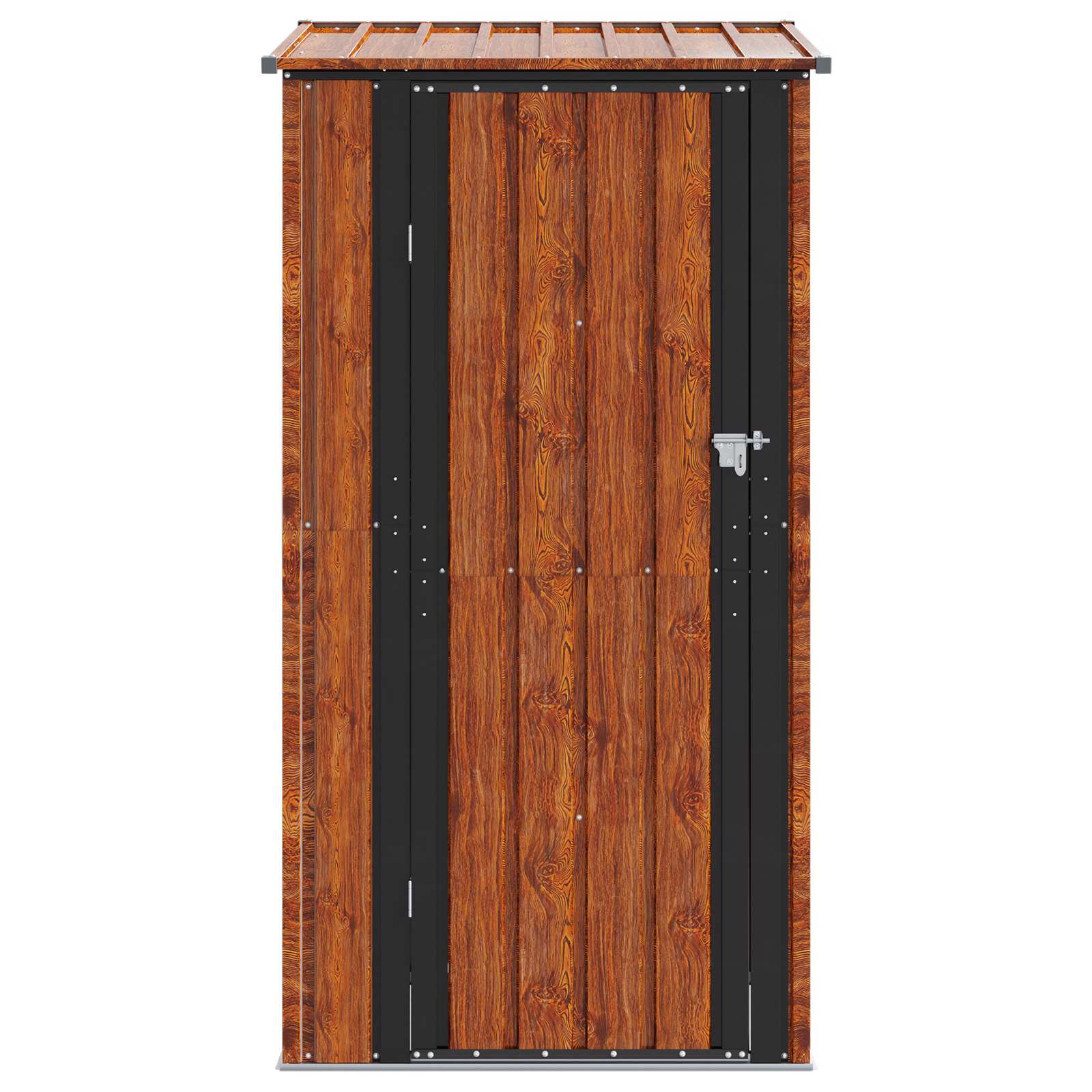 Gartenhütten Braun 103 x 74 x 200 cm Metall