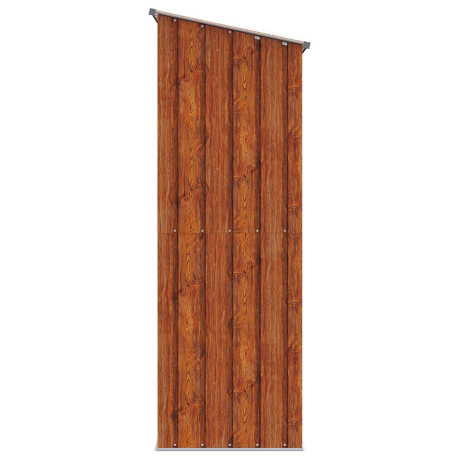 Gartenhütten Braun 103 x 74 x 200 cm Metall