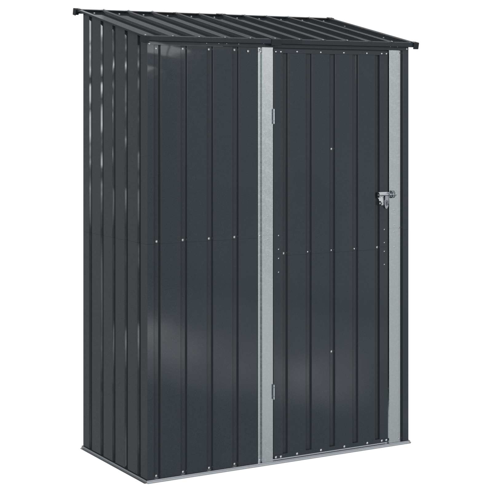 Gartenhütten Anthrazit 140,5 x 74 x 200 cm Metall