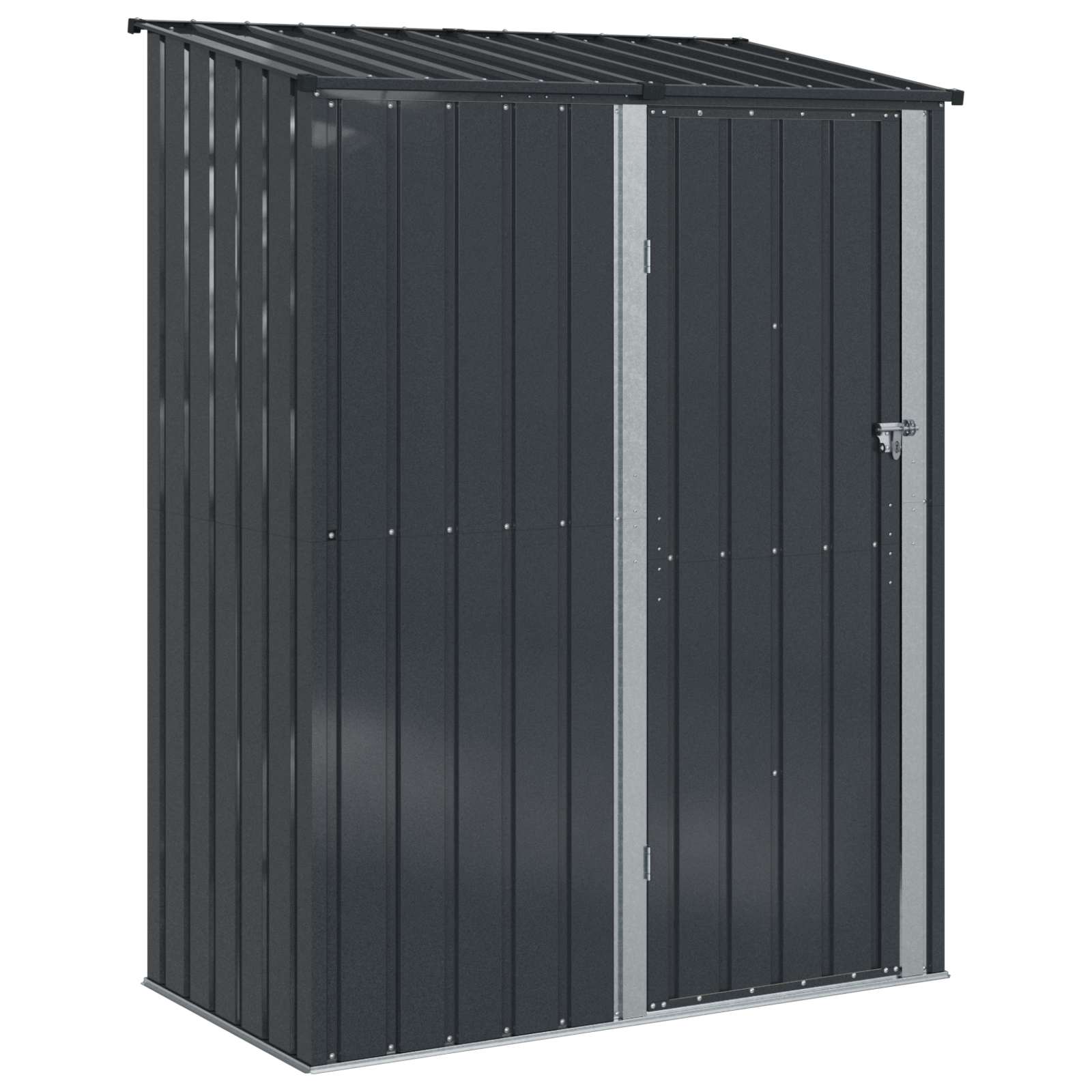 Gartenhütten Anthrazit 153,5 x 86 x 200 cm Metall