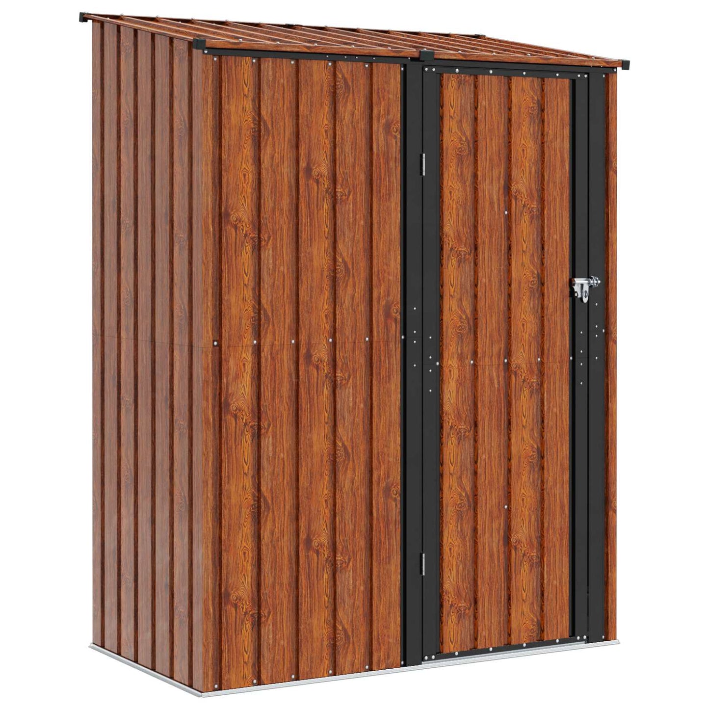 Gartenhütten Braun 153,5 x 86 x 200 cm Metall