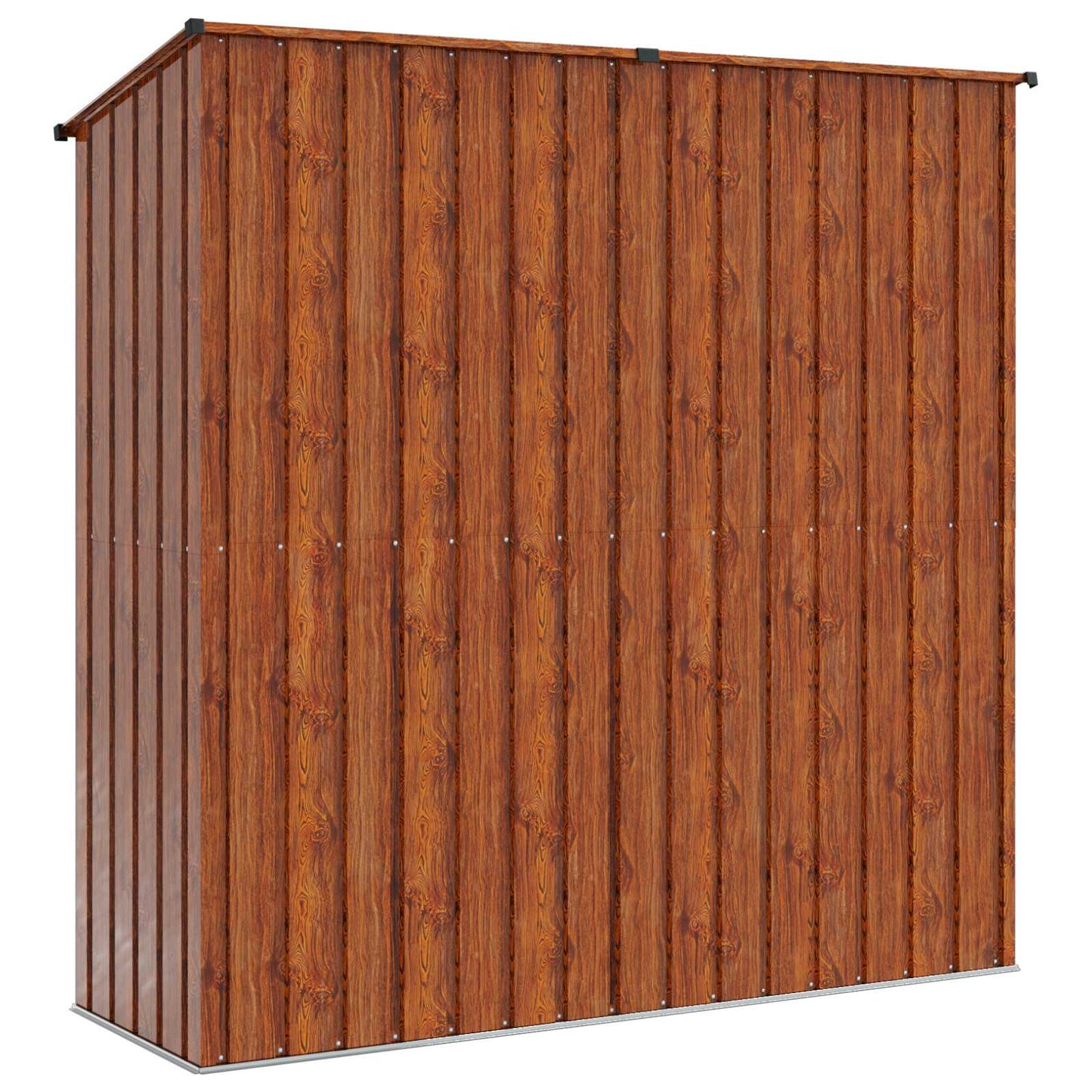 Gartenhütten Braun 203,5 x 73 x 200 cm Metall