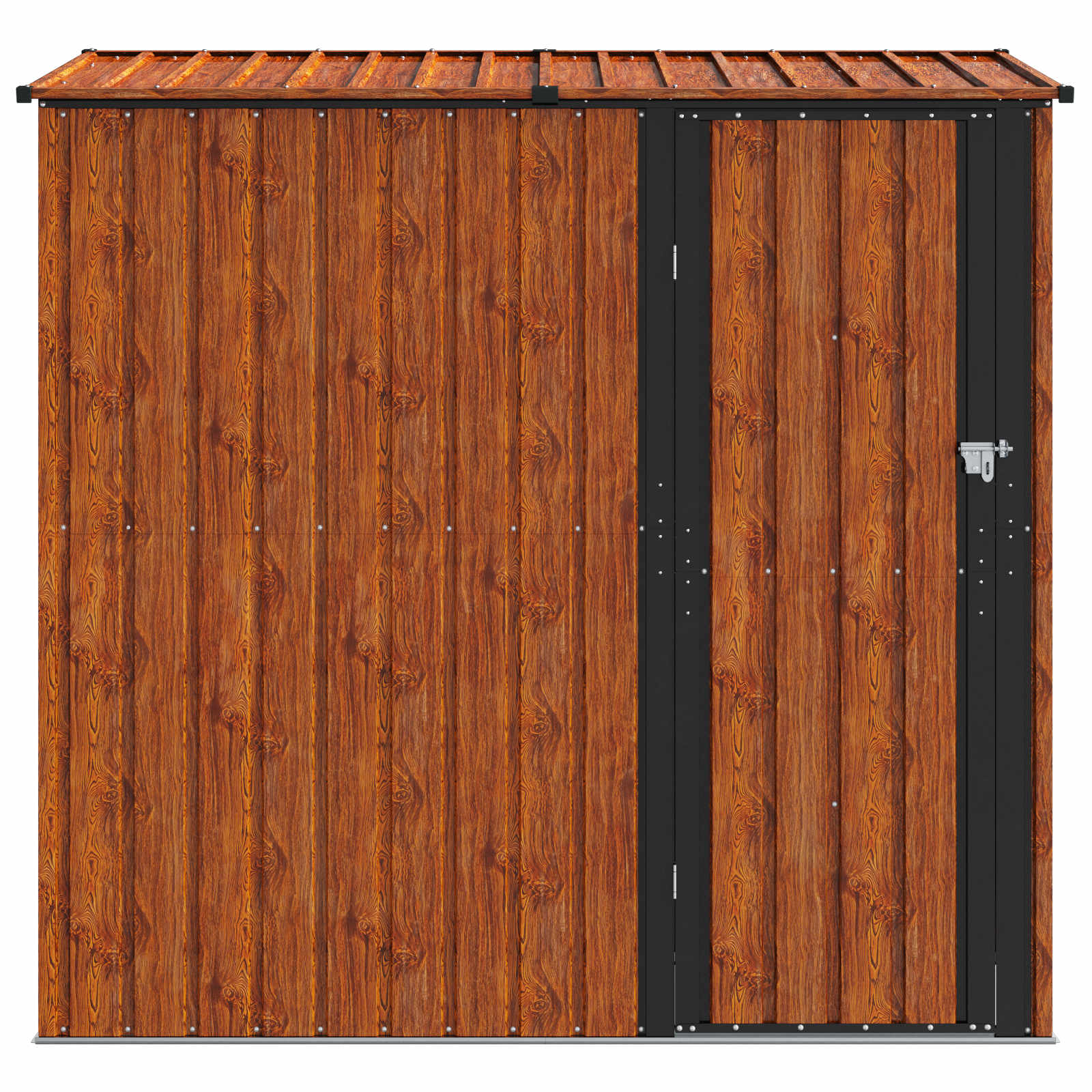 Gartenhütten Braun 203,5 x 73 x 200 cm Metall