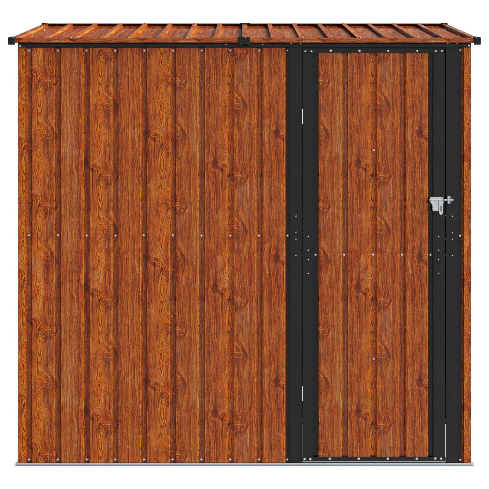 Gartenhütten Braun 203 x 85,5 x 200 cm Metall
