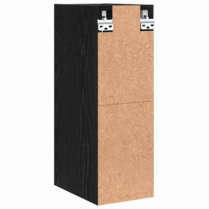 Hängeschrank Schwarz Eichen-Optik 20 x 29,5 x 60 cm
