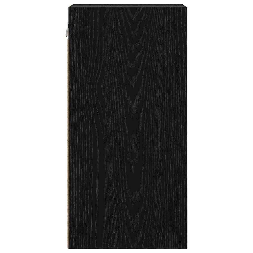 Hängeschrank Schwarz Eichen-Optik 20 x 29,5 x 60 cm