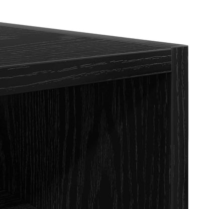 Hängeschrank Schwarz Eichen-Optik 30 x 29,5 x 60 cm