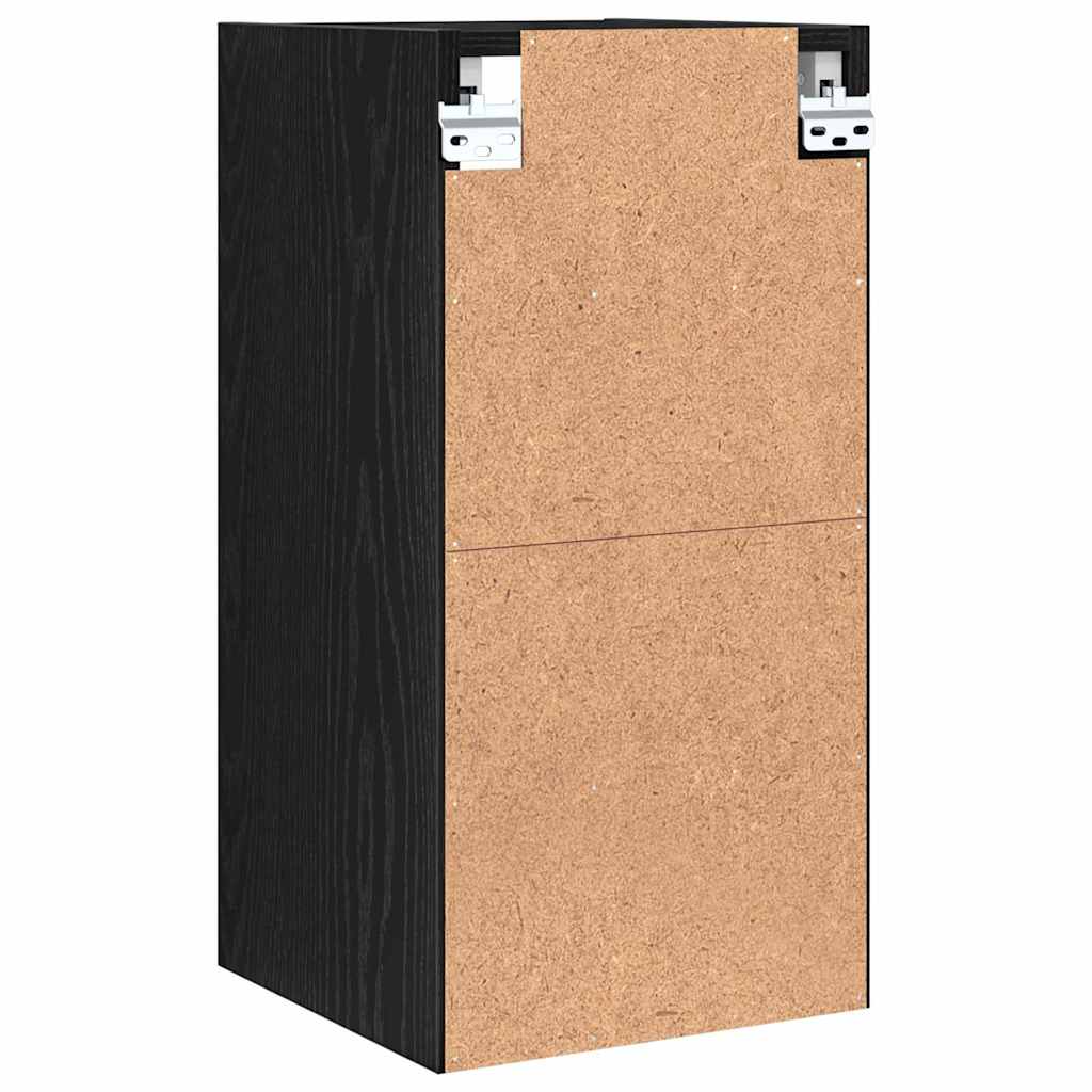 Hängeschrank Schwarz Eichen-Optik 30 x 29,5 x 60 cm