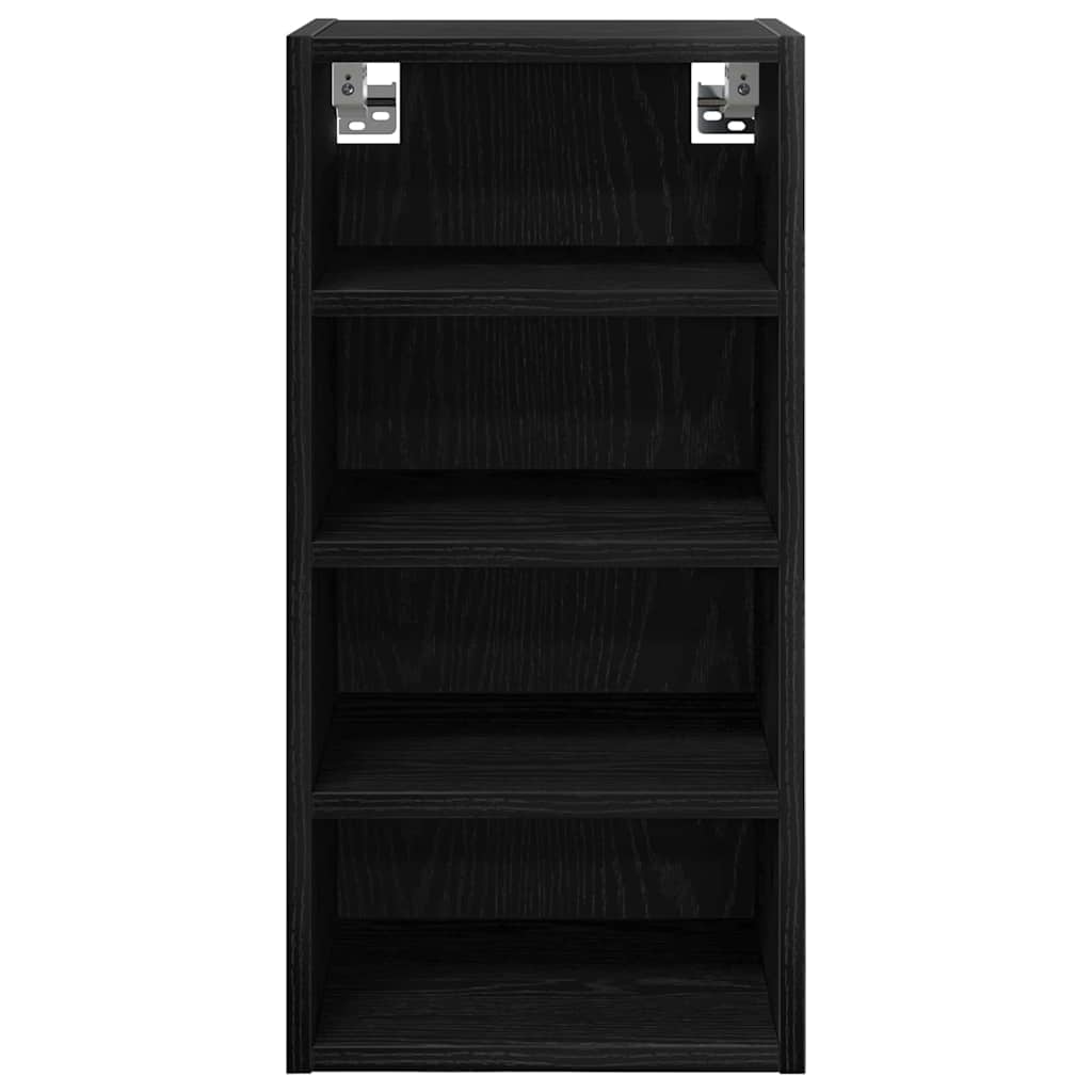 Hängeschrank Schwarz Eichen-Optik 30 x 29,5 x 60 cm