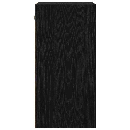 Hängeschrank Schwarz Eichen-Optik 30 x 29,5 x 60 cm