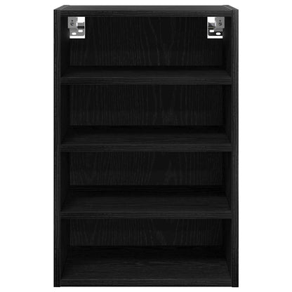 Hängeschrank Schwarz Eichen-Optik 40 x 29,5 x 60 cm