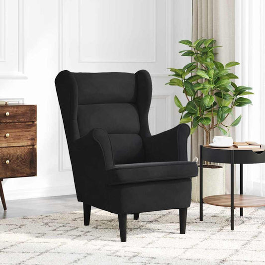 Sessel Schwarz 71 x 92 x 91 cm Samt